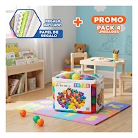 Pack4 Grupo de Facil Almacenaje para el Orden de sus Habitaciones Y+Papel Regalo